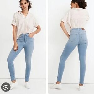 NWT Madewell Roadtripper Jeggings Women's Skinny Light Wash Jeans 29